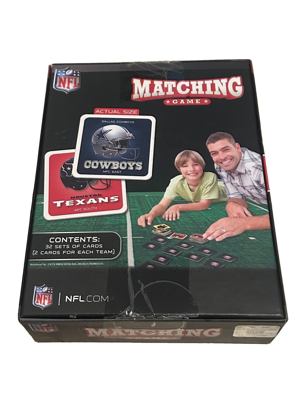 MasterPieces NFL Matching Game New Sealed 64 Cards Memory Match All 32 Teams